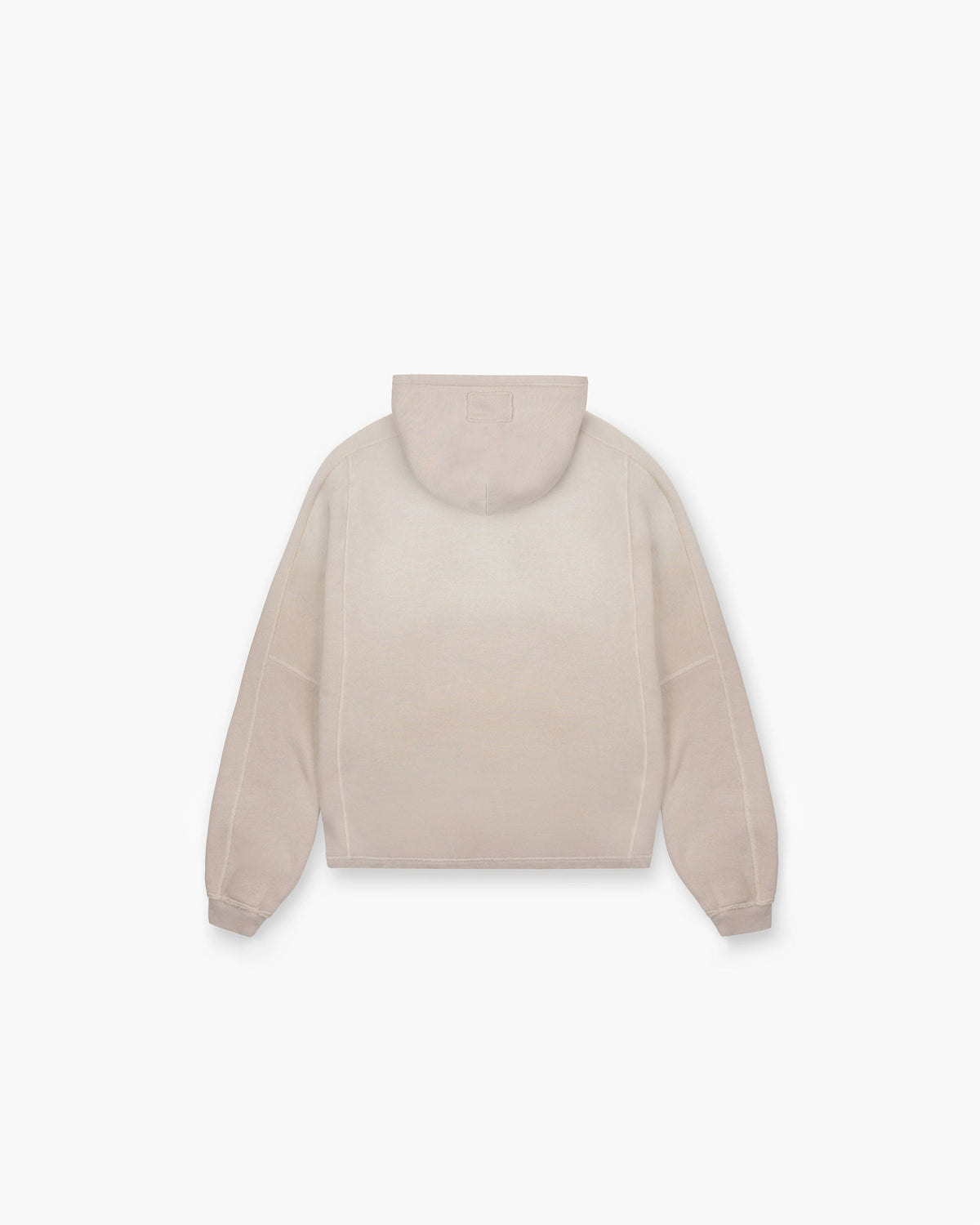Stepped Hem Hoodie - Oat