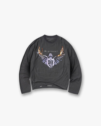 Reversible Living Legacy Tour Long Sleeve T-Shirt - Sun Fade Grey
