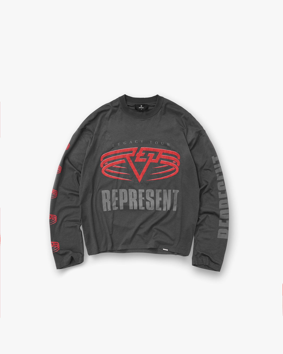 Reversible Living Legacy Tour Long Sleeve T-Shirt - Sun Fade Grey