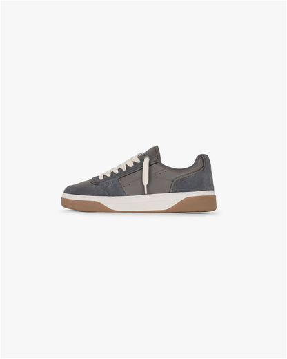 Initial Sneaker - Suede - Dark Taupe