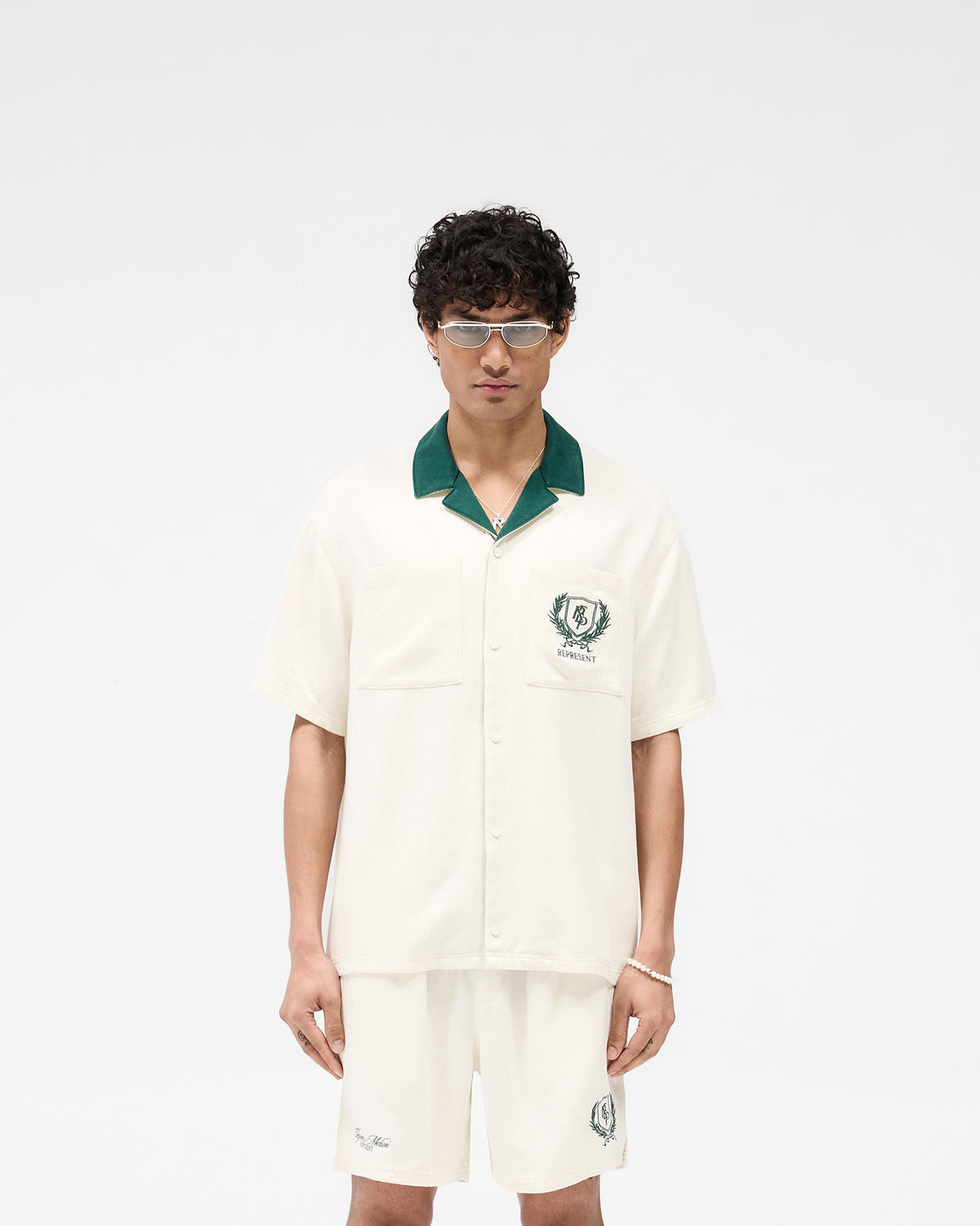 Represent Crest Shirt - Antique White