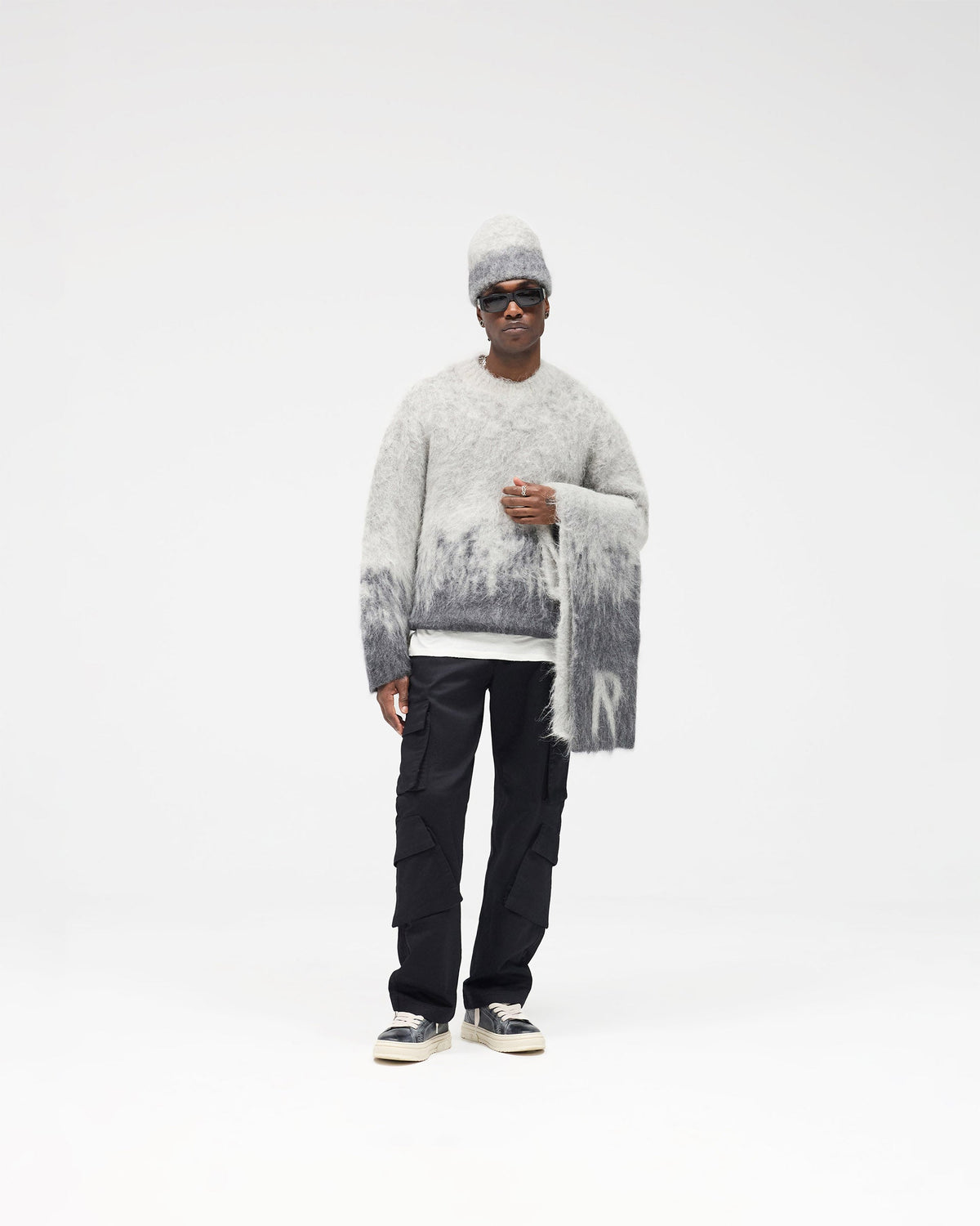 Ombre Sweater - Light Grey