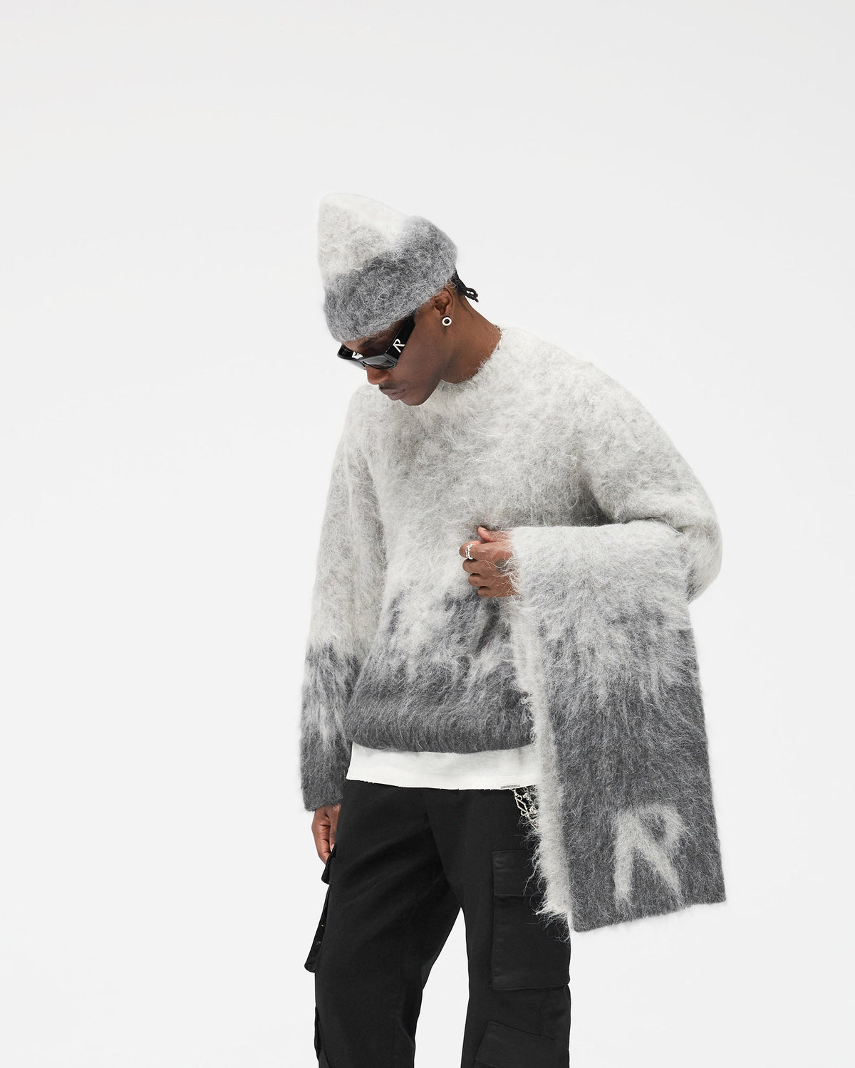 Ombre Sweater - Light Grey
