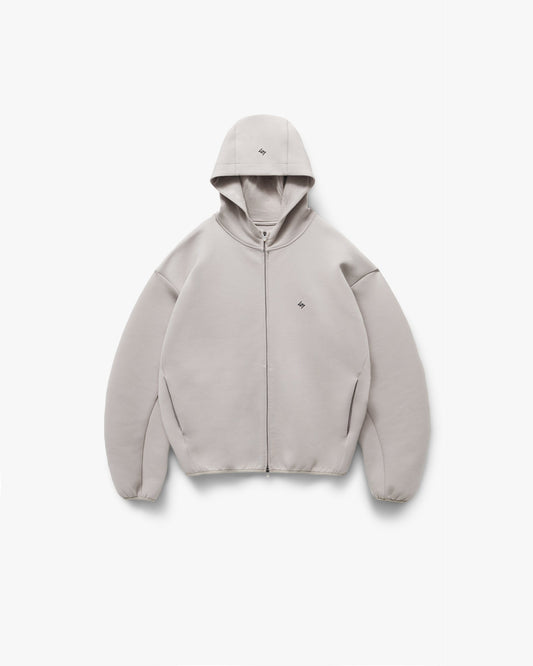 247 Form Zip Hoodie - Ash Grey