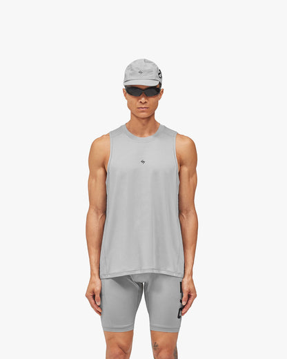 247 Numbers Vest - Ash Grey