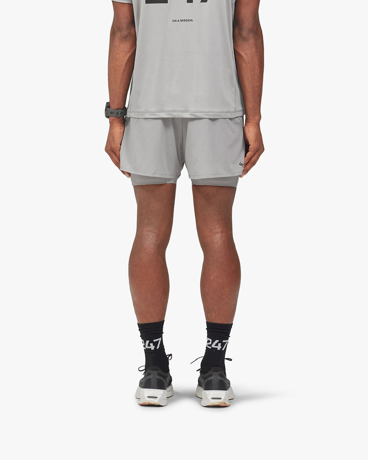 247 Trail Short - Ash Grey