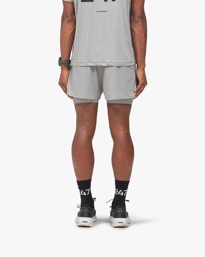 247 Trail Short - Ash Grey