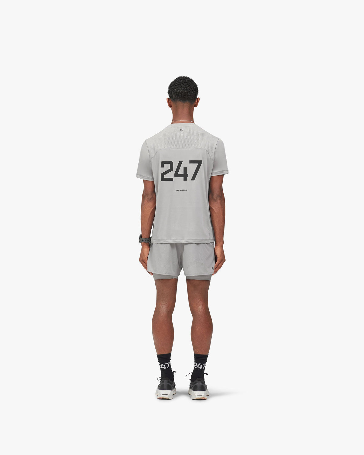 247 Trail Short - Ash Grey