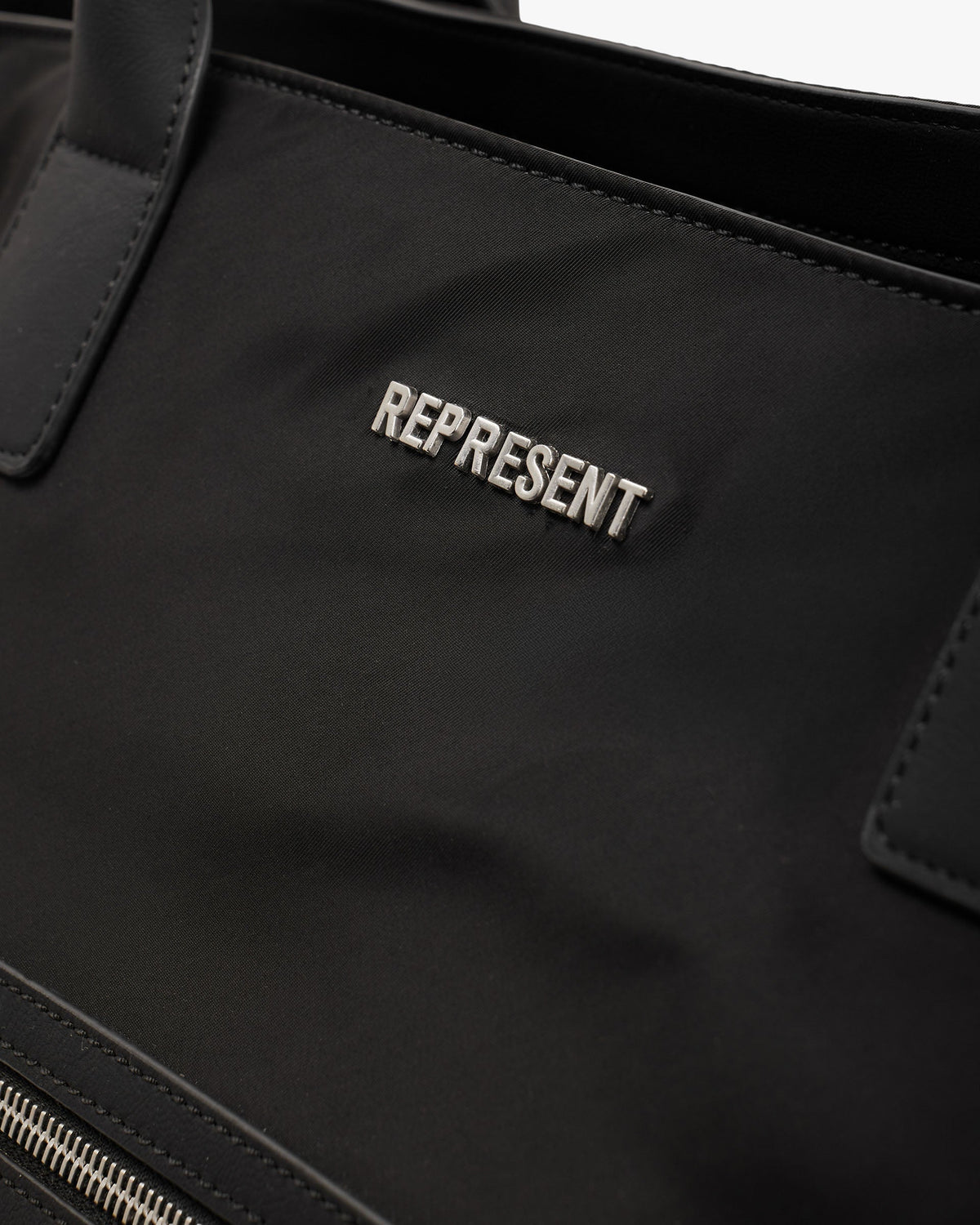 Oversized Nylon Carry Bag - Black