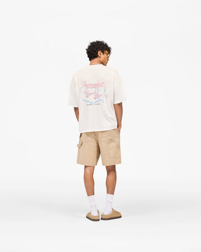Represent x Beach Boys Tour T-Shirt - Washed Ecru