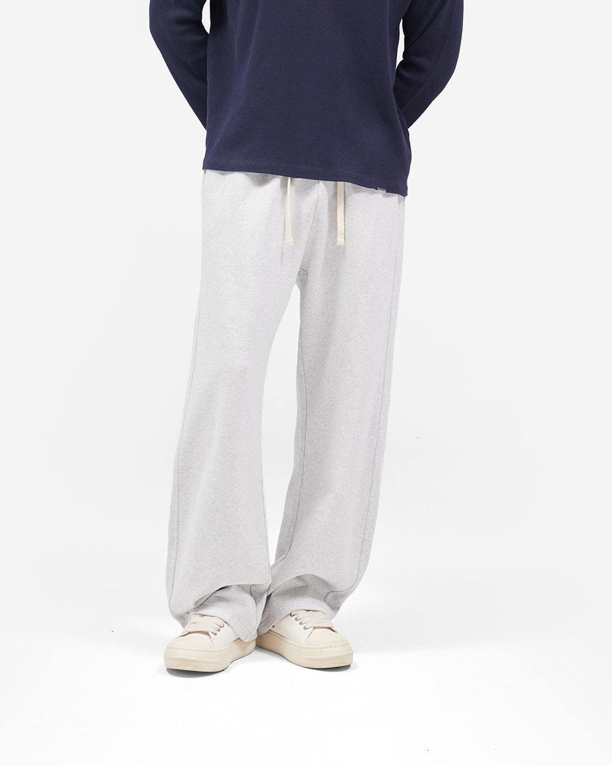 Initial Sweatpants - Ice Grey Marl