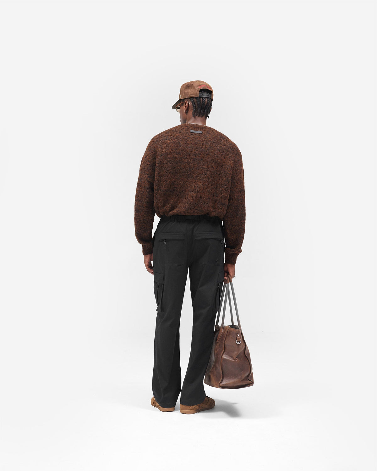 Nylon Cargo Pant - Black