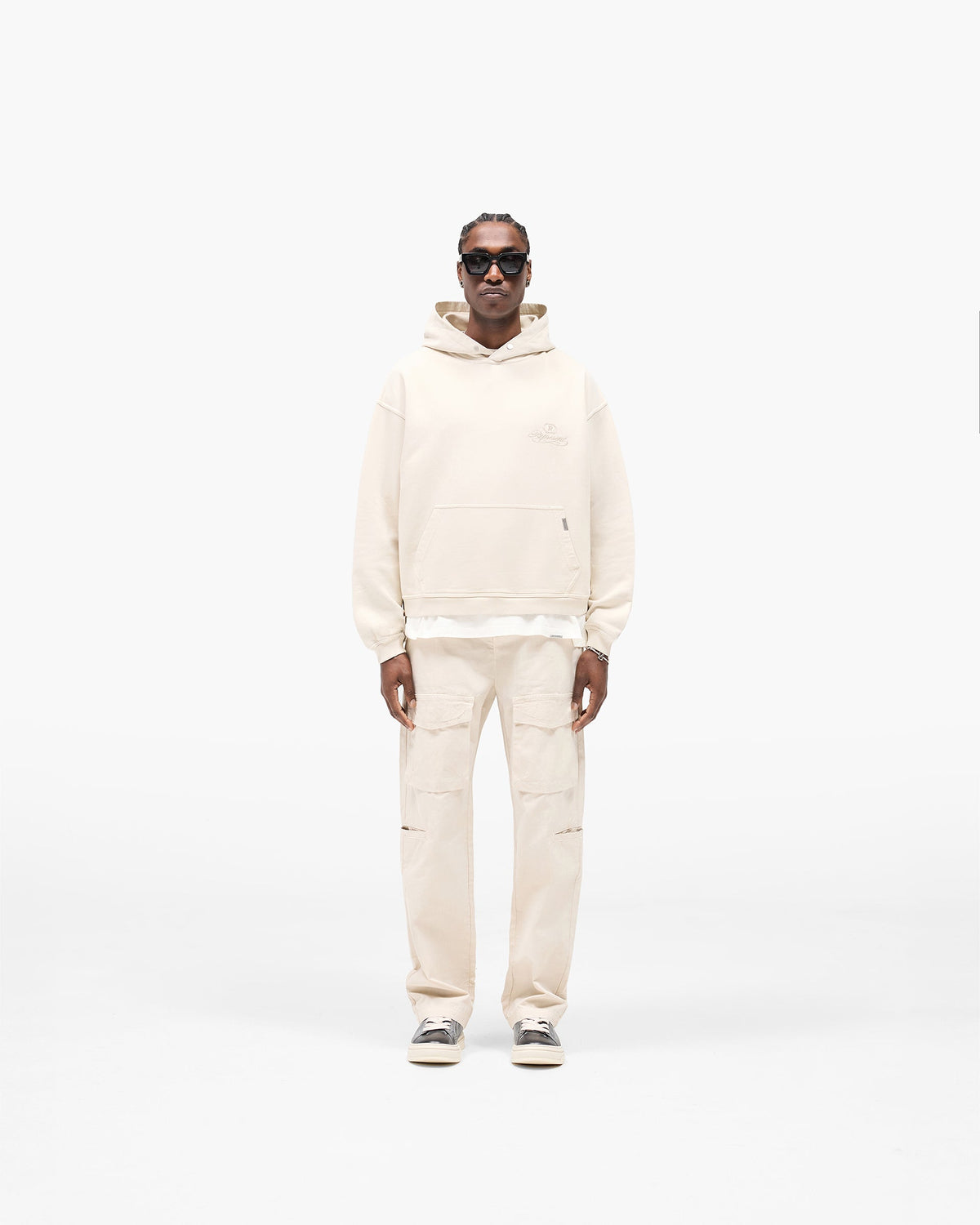 Front Pocket Cargo Pant - Champagne