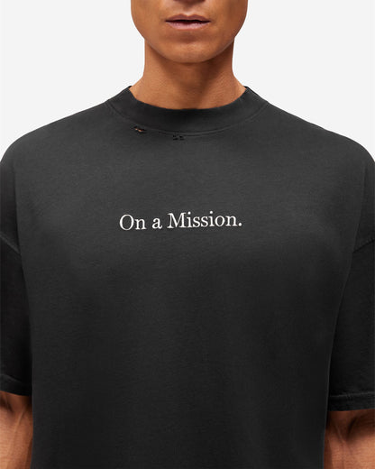 247 On A Mission T-Shirt - Jet Black