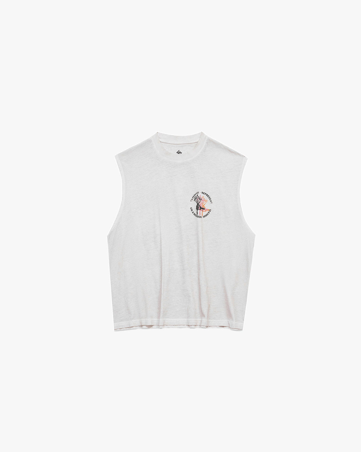 247 Torch Boxy Tank - Bleach Wash