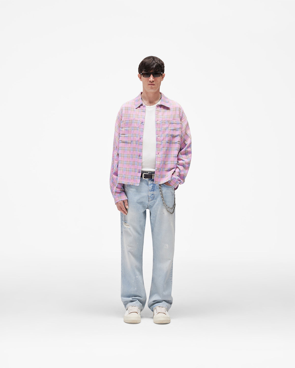 Santa Monica Flannel Shirt - Blush