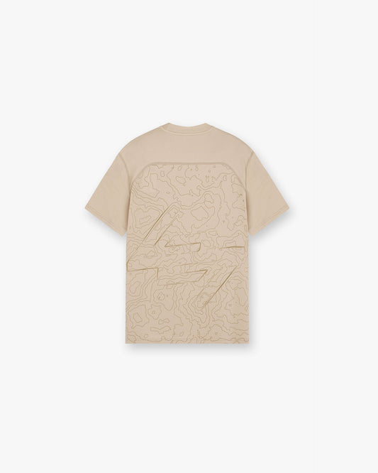 247 Contour Run T-Shirt - Pebble