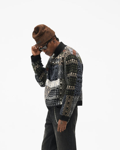 Duality Knit Sweater - Multi