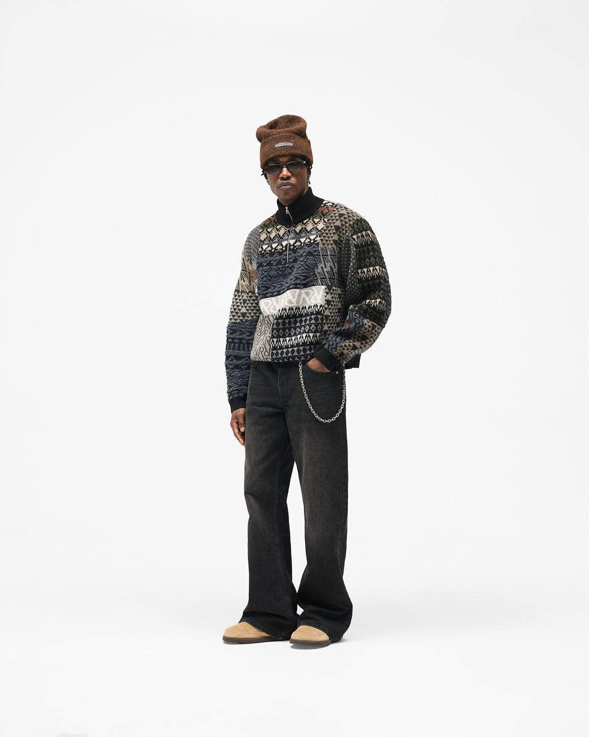 Duality Knit Sweater - Multi