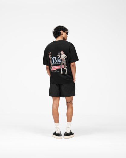 Represent x Mels Diner T-Shirt - Jet Black