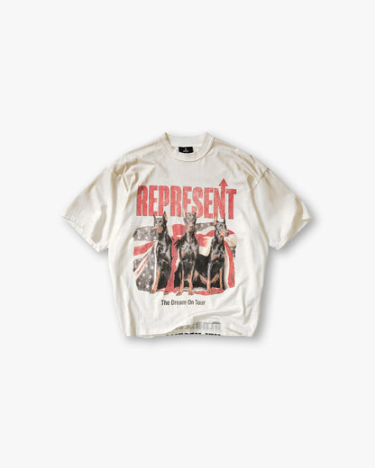 Dream On Tour T-Shirt - Washed Ecru