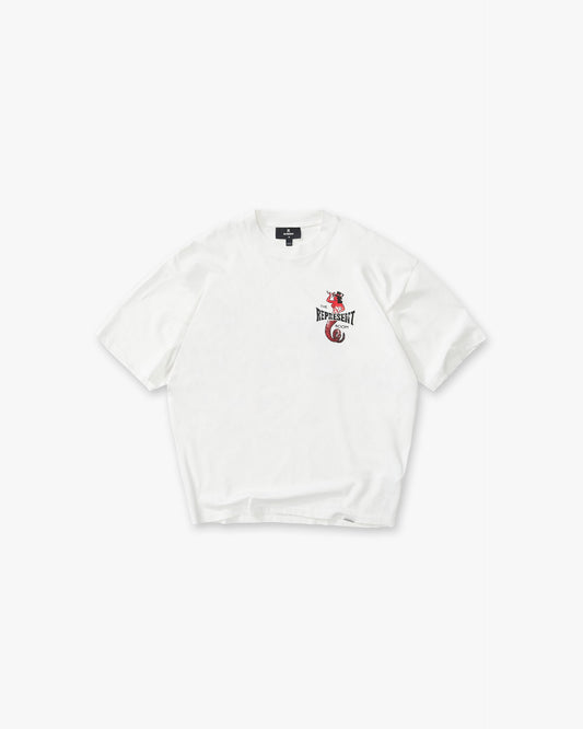 Represent x The Viper Room Dice T-Shirt - Flat White