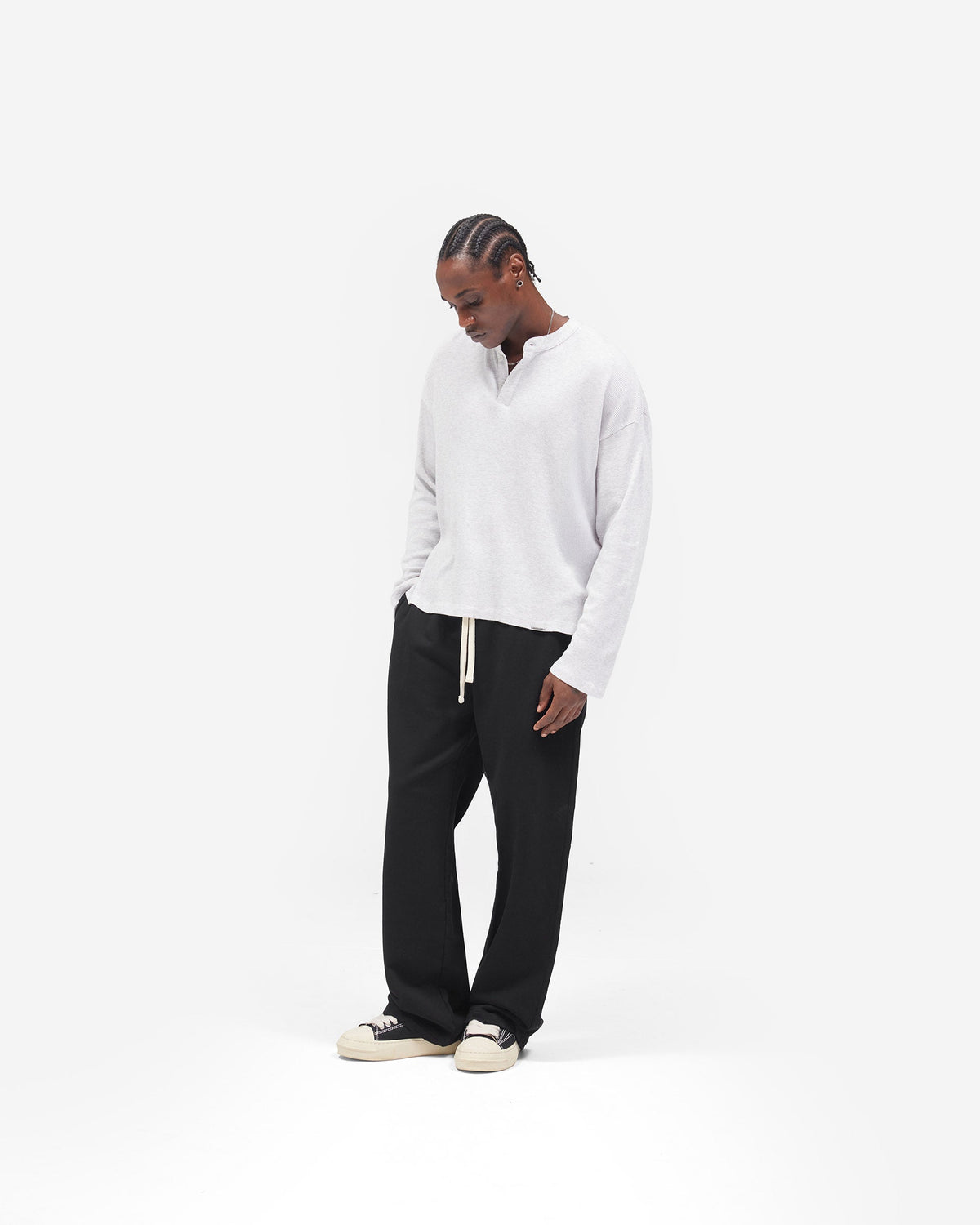 Initial Sweatpants - Jet Black