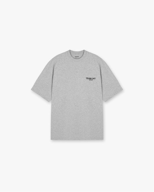 Team 247 Oversized T-Shirt - Grey Marl