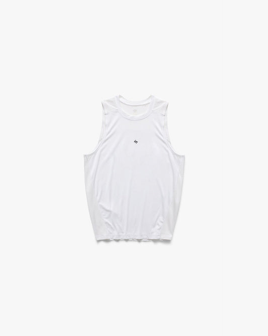 247 Numbers Vest - Flat White