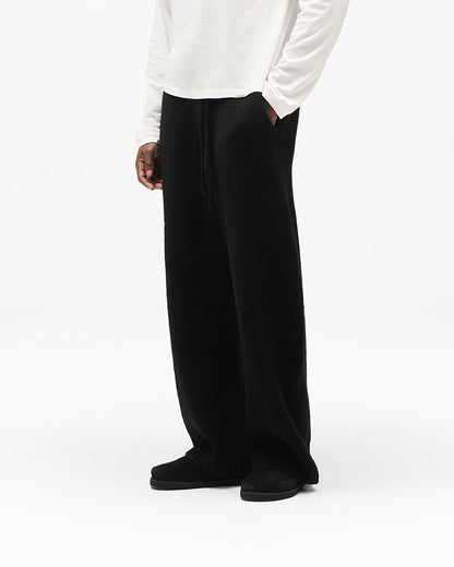Ramone Knit Sweatpant - Jet Black