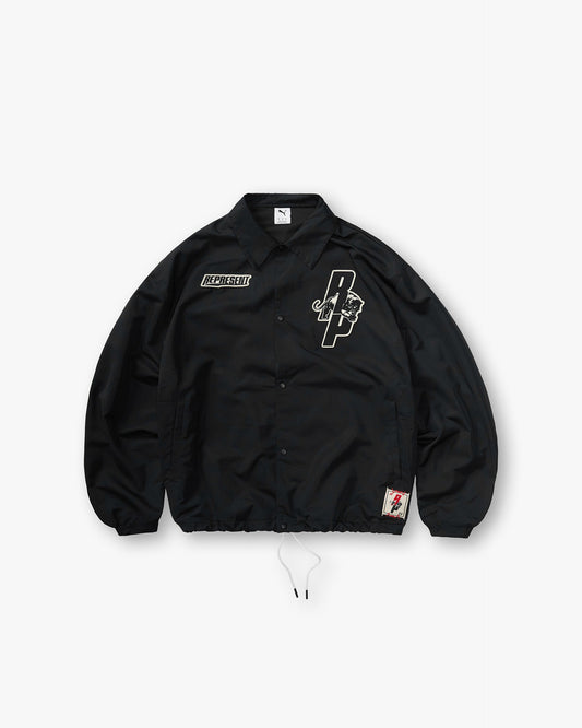 Represent X Puma Coach Jacket - Puma Black