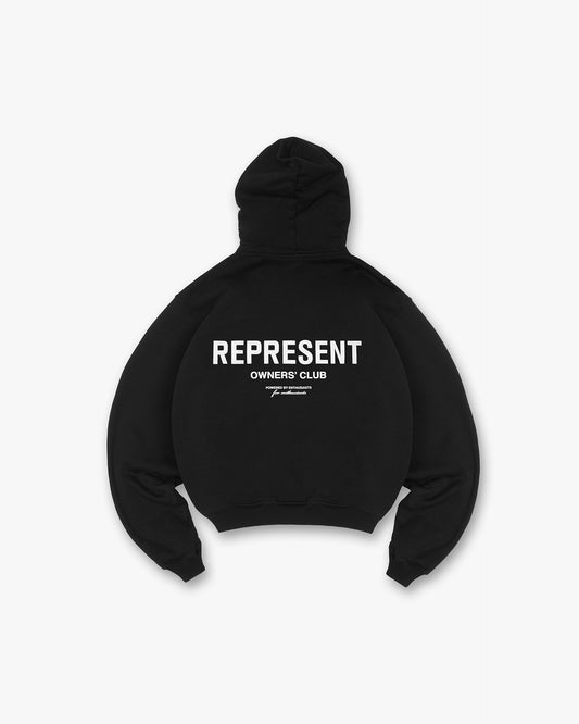 Represent Owners Club Hoodie - Jet Black