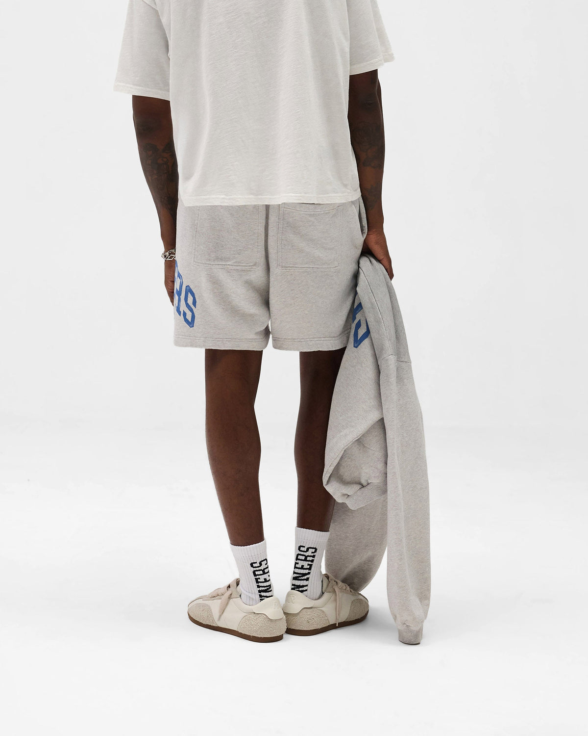 Represent Owners Club Shorts - Sprayed Ice Grey Marl