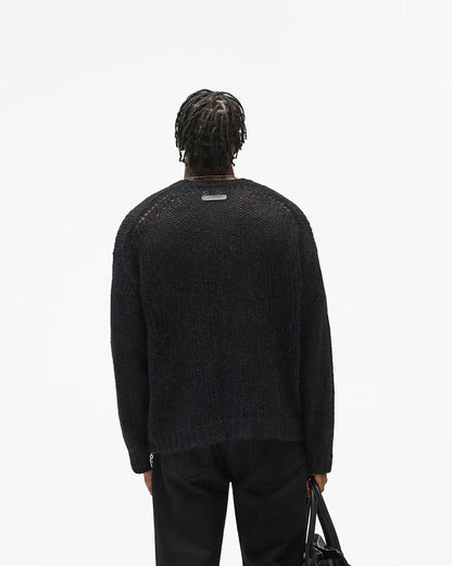 Reversible Fade Out Knit - Jet Black