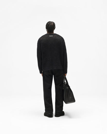 Reversible Fade Out Knit - Jet Black
