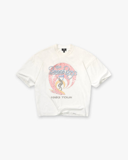 Represent x Beach Boys Tour T-Shirt - Washed Ecru