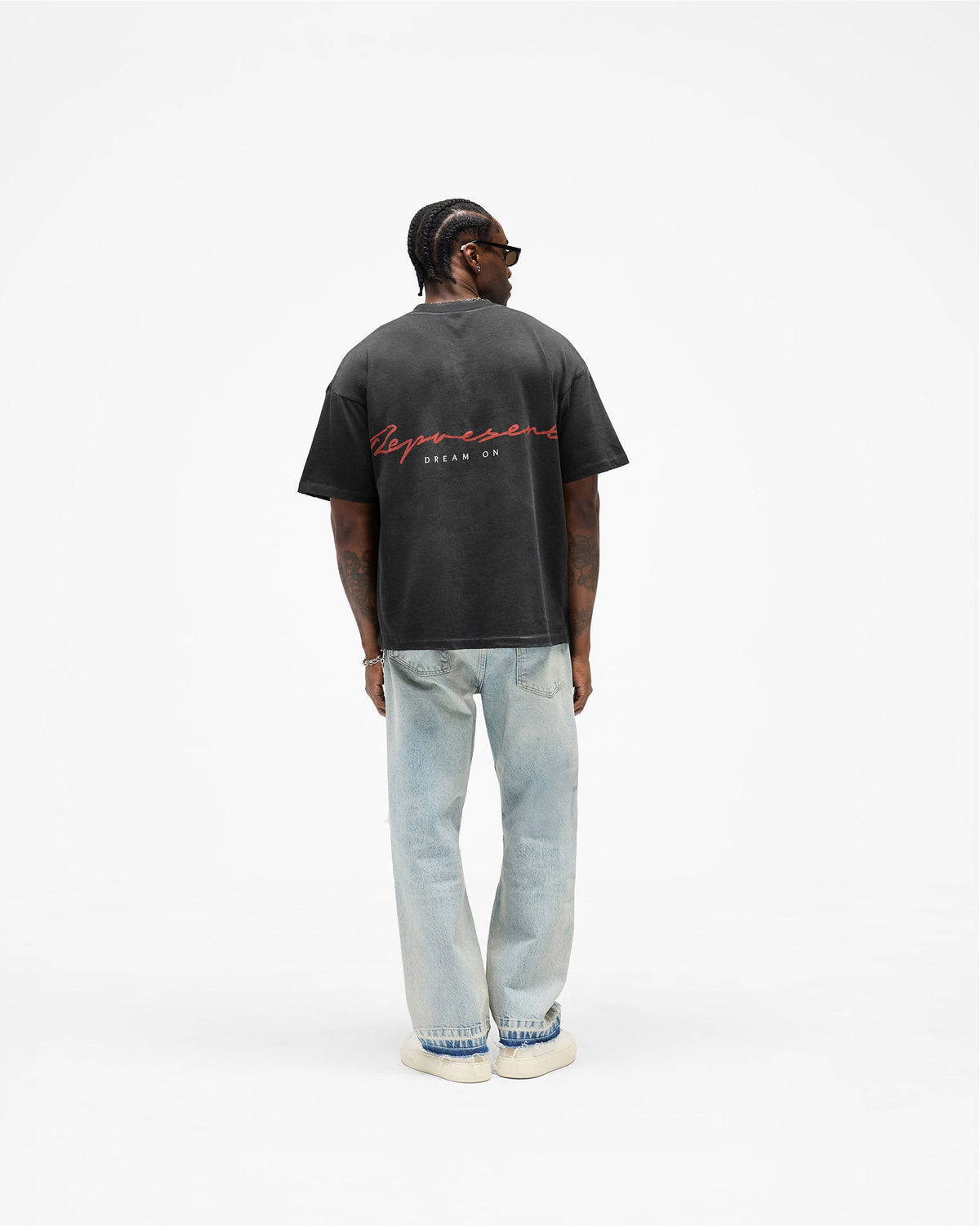 Chrome Flight T-Shirt - Stained Black