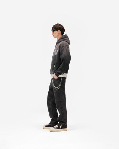 Represent X Belstaff Born To Bike Hoodie - Aged Black
