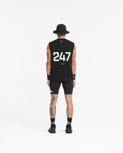 247 Oversized Tank - Jet Black