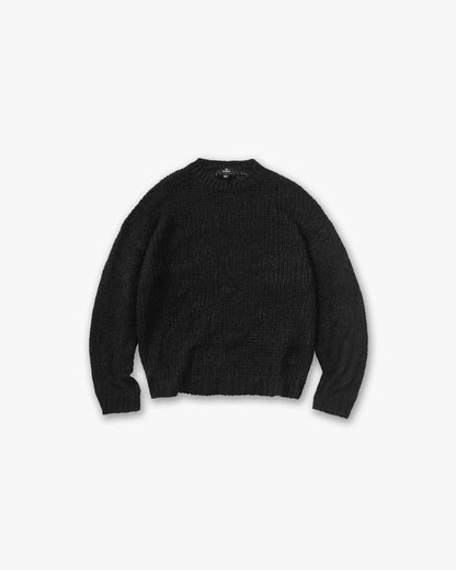 Reversible Fade Out Knit - Jet Black
