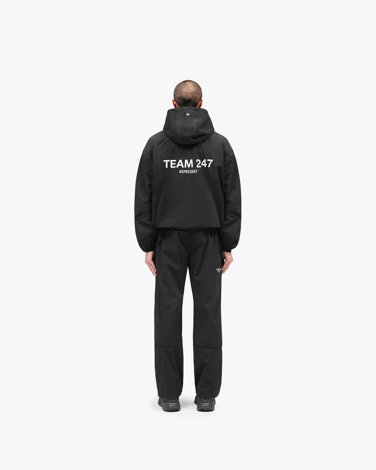 Team 247 Straight Leg Track Pant - Jet Black