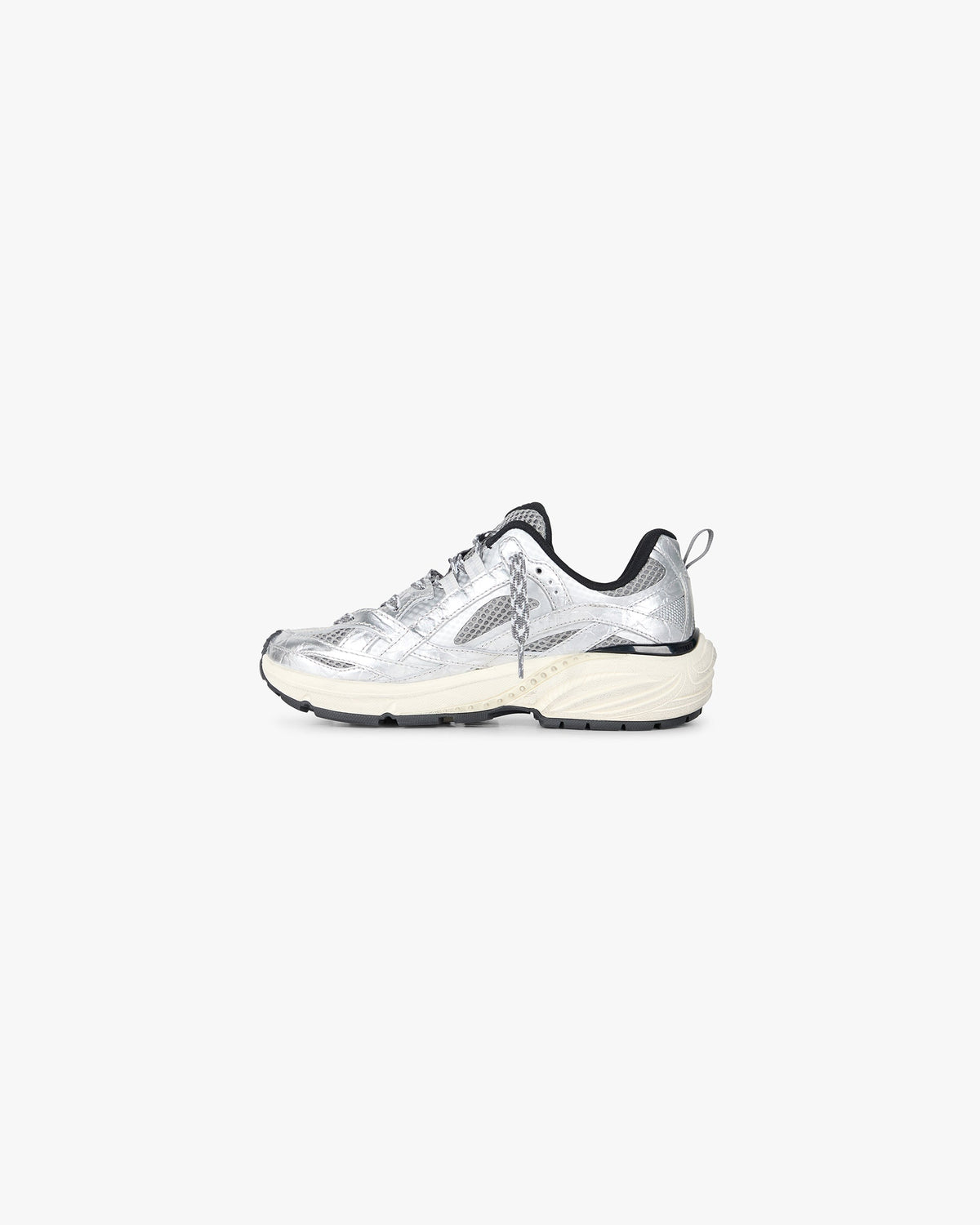 Storm Runner Leather Textile - Silver