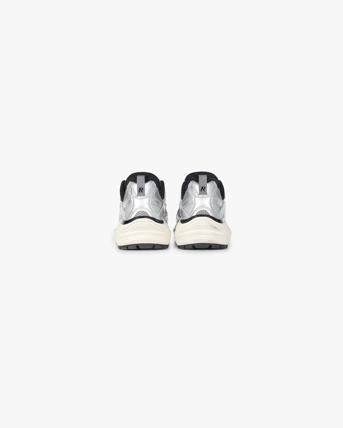 Storm Runner Leather Textile - Silver
