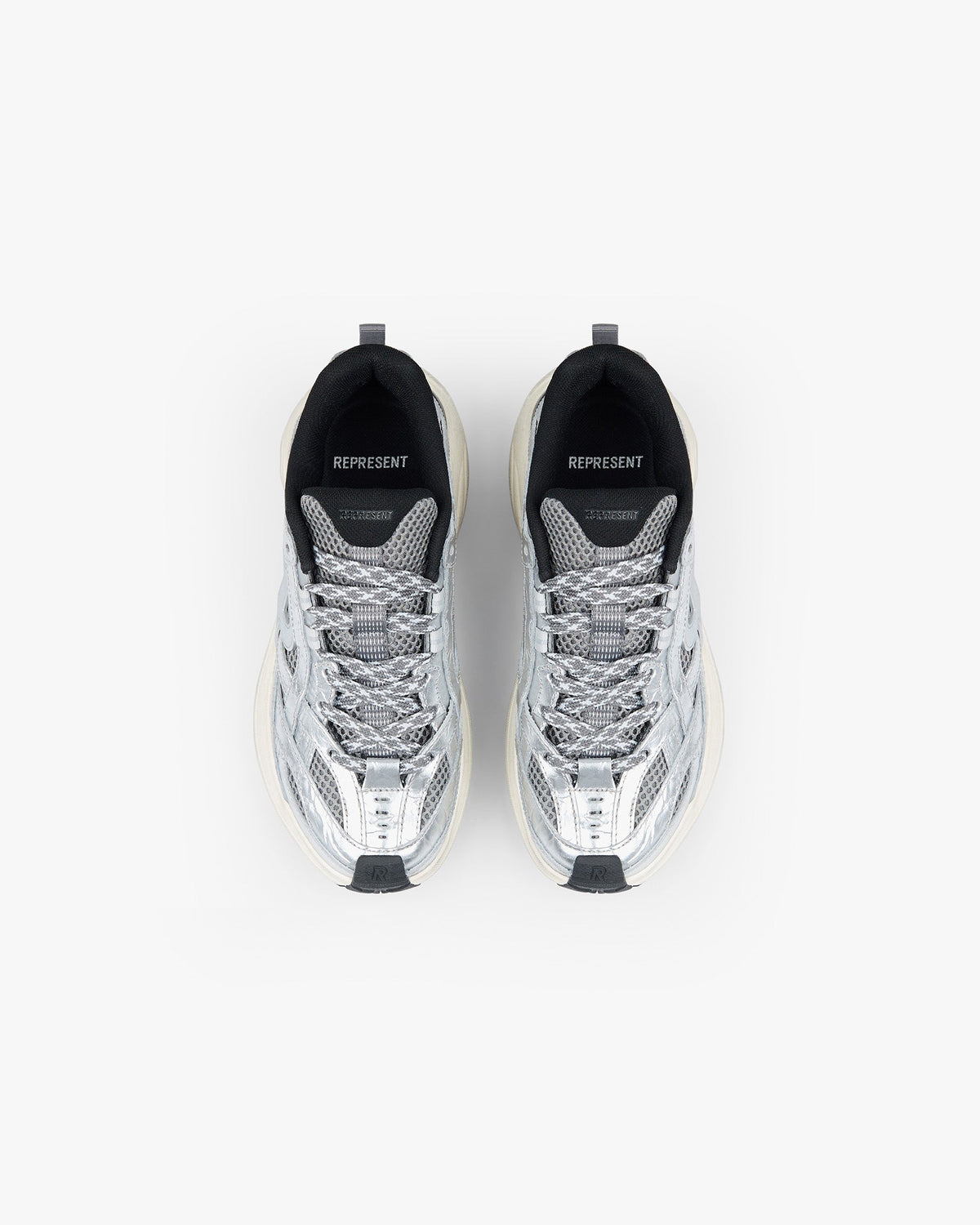 Storm Runner Leather Textile - Silver
