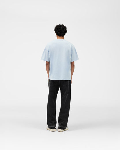 Western Initial T-Shirt - Mountain Blue