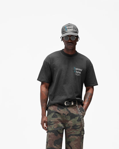 Private Members T-Shirt - Stained Black