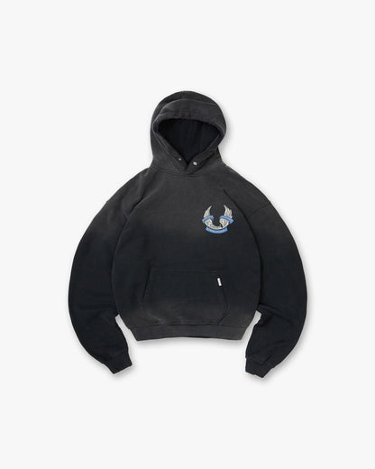 Represent X Belstaff Born To Bike Hoodie - Aged Black