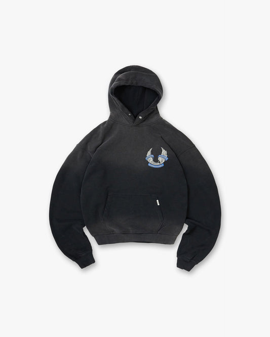 Represent X Belstaff Born To Bike Hoodie - Aged Black