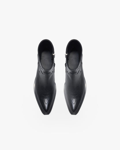 Michael Zip Boot  Leather - Black