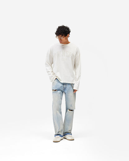 Represent Owners Club Long Sleeve T-Shirt - Chalk